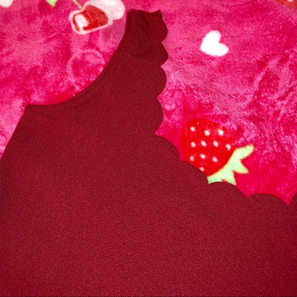 Burgundy textured bodysuit - Picture 5 of 8